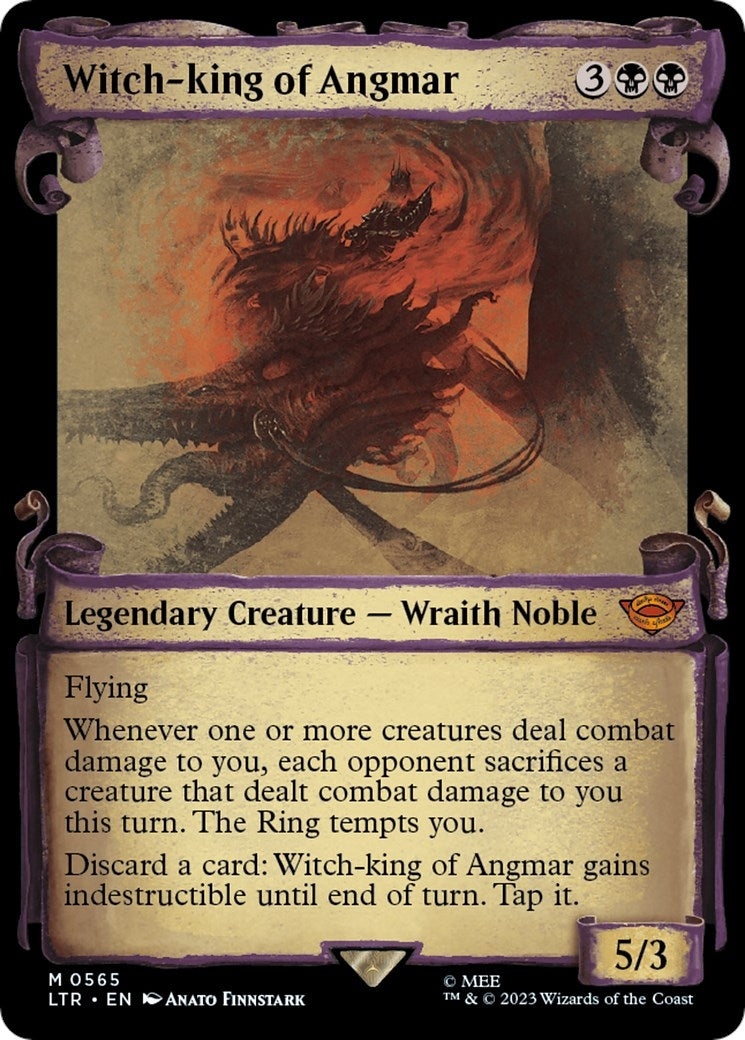 Witch-king of Angmar (Showcase Scrolls) (565) [LTR] - MTG Single