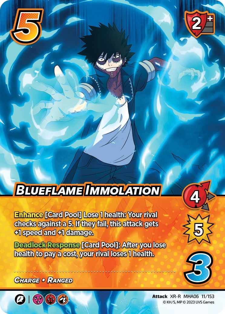 Blueflame Immolation (XR) (11) [MHA6] - UniVersus Single