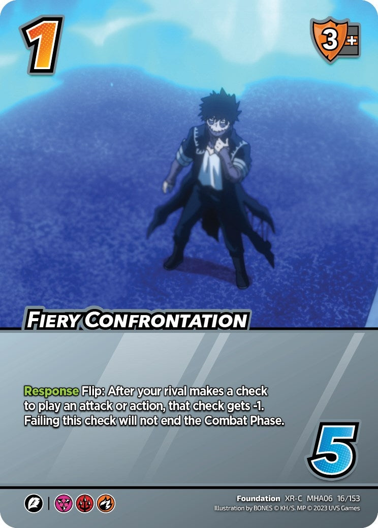 Fiery Confrontation (XR) (16) [MHA6] - UniVersus Single