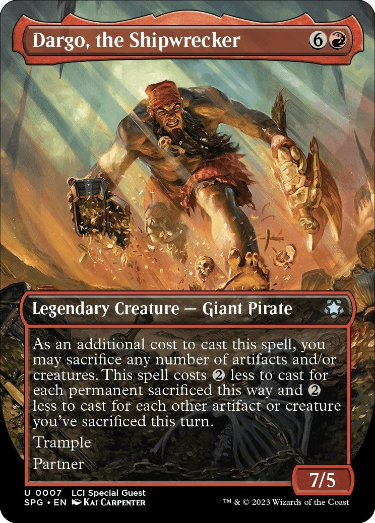 Dargo the Shipwrecker (Borderless) (7) [SPG] - MTG Single