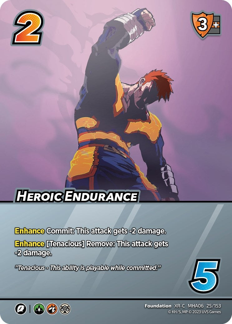 Heroic Endurance (XR) (25) [MHA6] - UniVersus Single