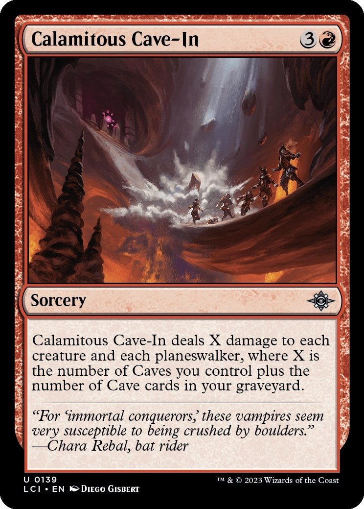 Calamitous Cave-In (139) [LCI] - MTG Single