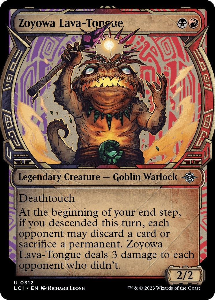 Zoyowa Lava-Tongue (Showcase) (312) [LCI] - MTG Single