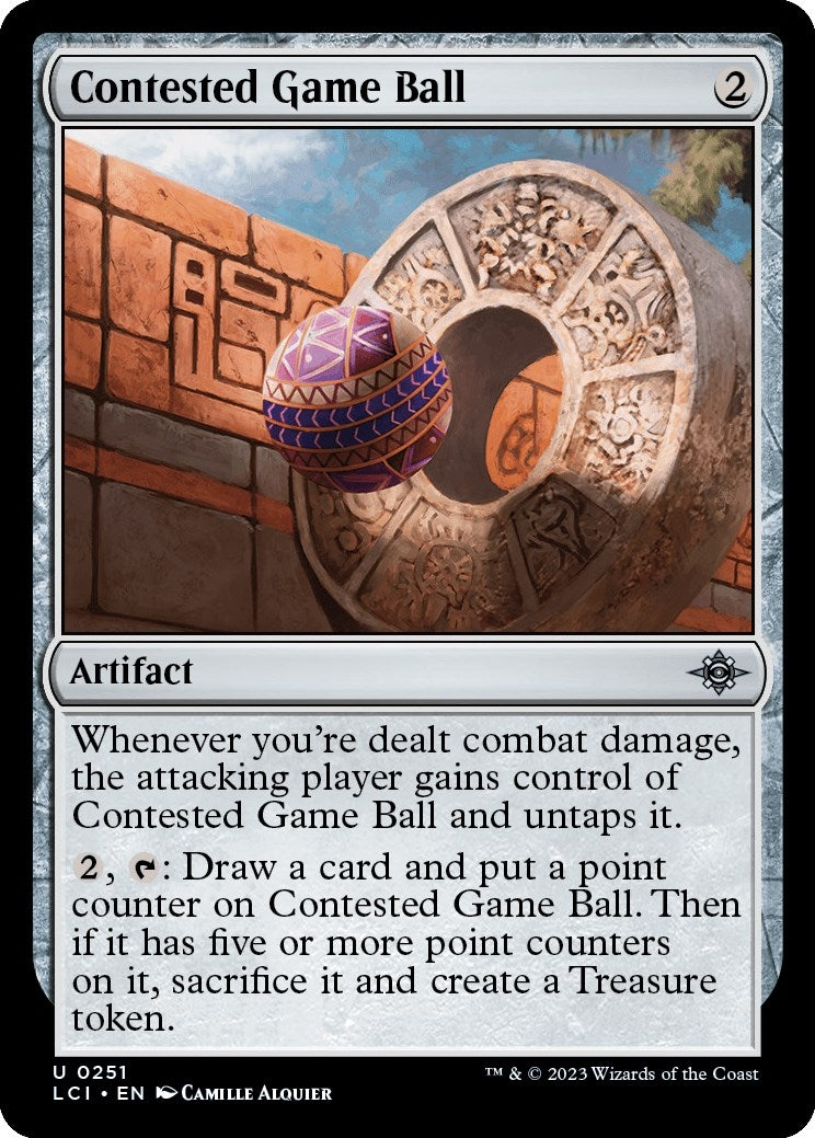 Contested Game Ball (251) [LCI] - MTG Single