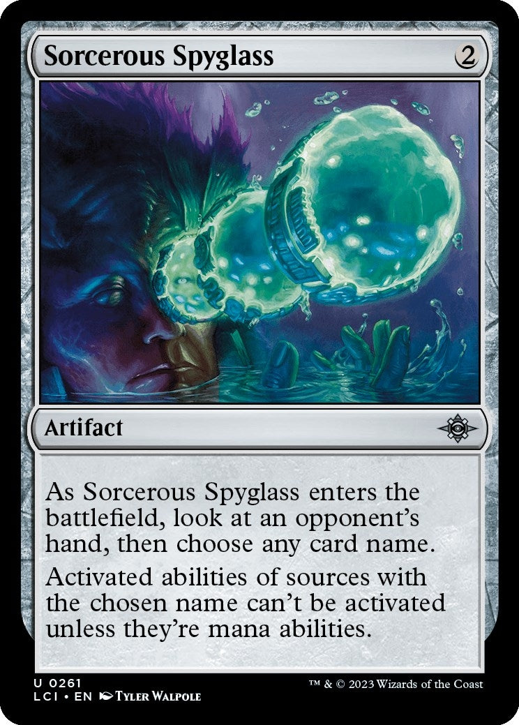 Sorcerous Spyglass (261) [LCI] - MTG Single