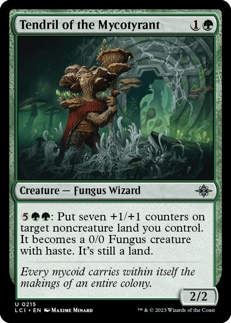 Tendril of the Mycotyrant (215) [LCI] - MTG Single