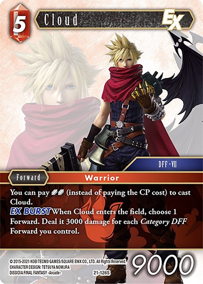 Cloud EX (21) [21] - Final Fantasy TCG Single