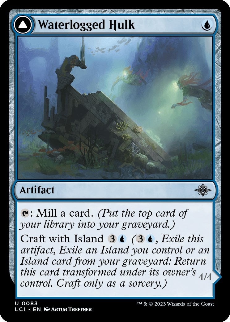 Waterlogged Hulk (83) [LCI] - MTG Single