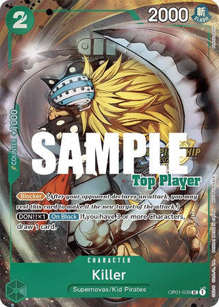 Killer (CS 2023 Top Players Pack) (1039) (OP-PR) - One Piece Card Game Single