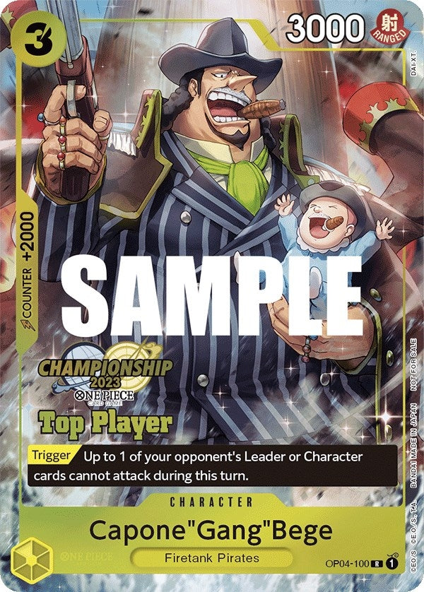 Capone’Gang’Bege (CS 2023 Top Players Pack) (4100) (OP-PR) - One Piece Card Game Single