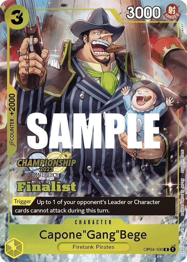 Capone’Gang’Bege (CS 2023 Top Players Pack) [Finalist] (4100) (OP-PR) - One Piece Card Game Single