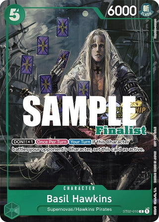 Basil Hawkins (CS 2023 Top Players Pack) [Finalist] (2010) (OP-PR) - One Piece Card Game Single