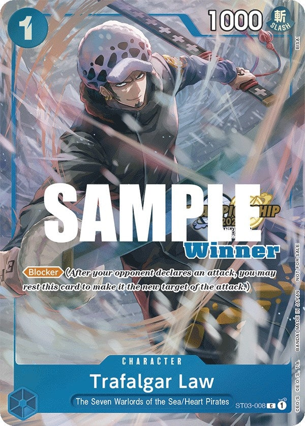 Trafalgar Law (CS 2023 Top Players Pack) [Winner] (3008) (OP-PR) - One Piece Card Game Single