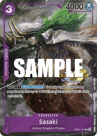 Sasaki (CS 2023 Event Pack Finalist Ver.) (1101) (OP-PR) - One Piece Card Game Single