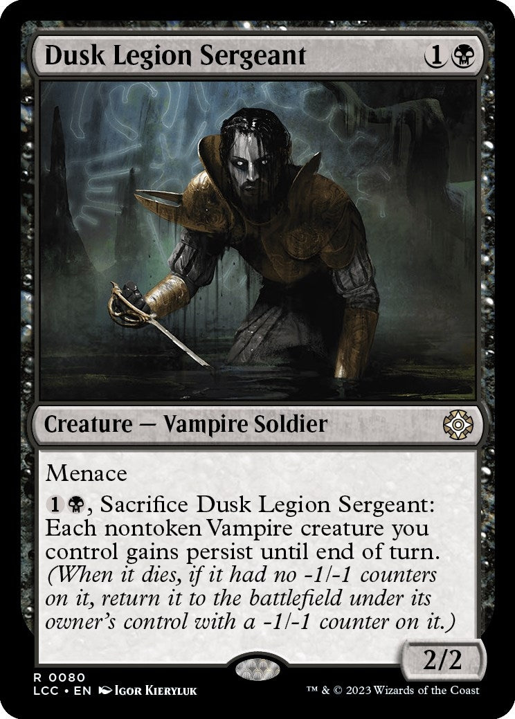 Dusk Legion Sergeant (80) [LCC] - MTG Single
