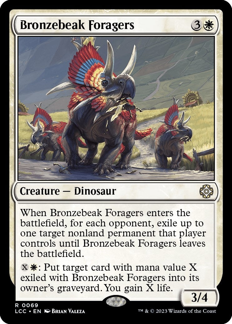Bronzebeak Foragers (69) [LCC] - MTG Single