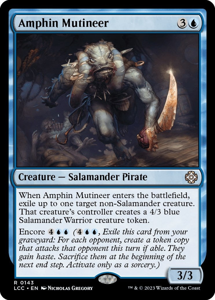 Amphin Mutineer (143) [LCC] - MTG Single