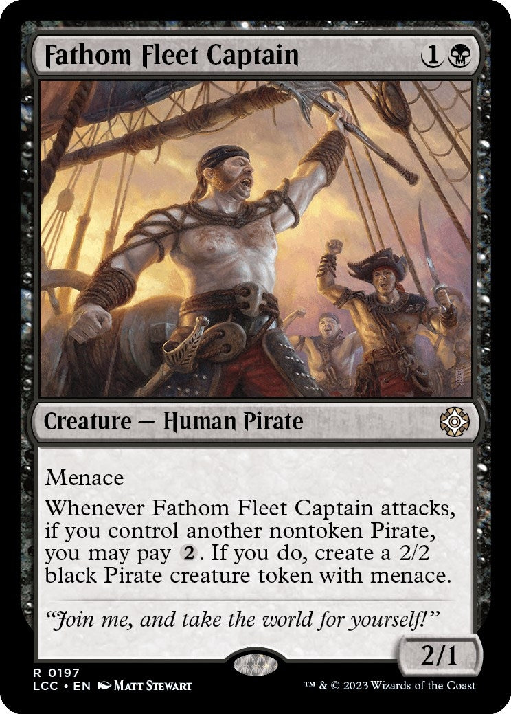 Fathom Fleet Captain (197) [LCC] - MTG Single