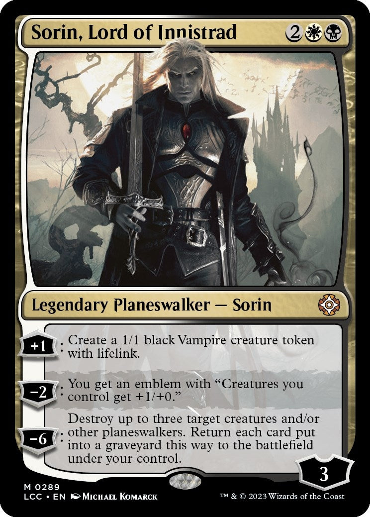 Sorin Lord of Innistrad (289) [LCC] - MTG Single
