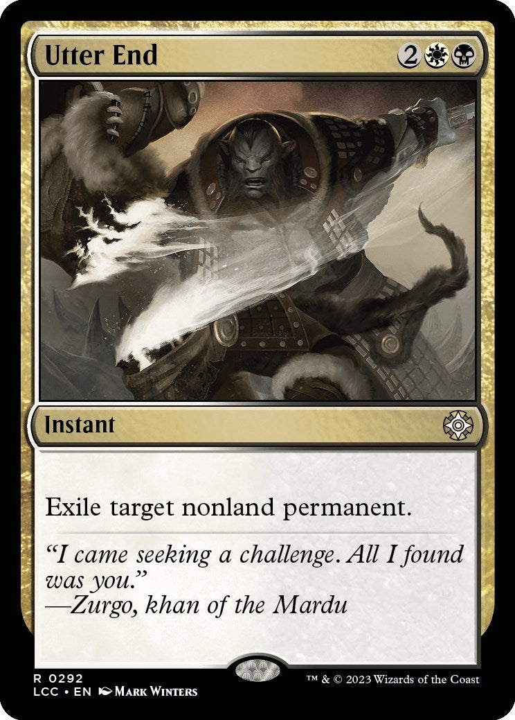 Utter End (292) [LCC] - MTG Single