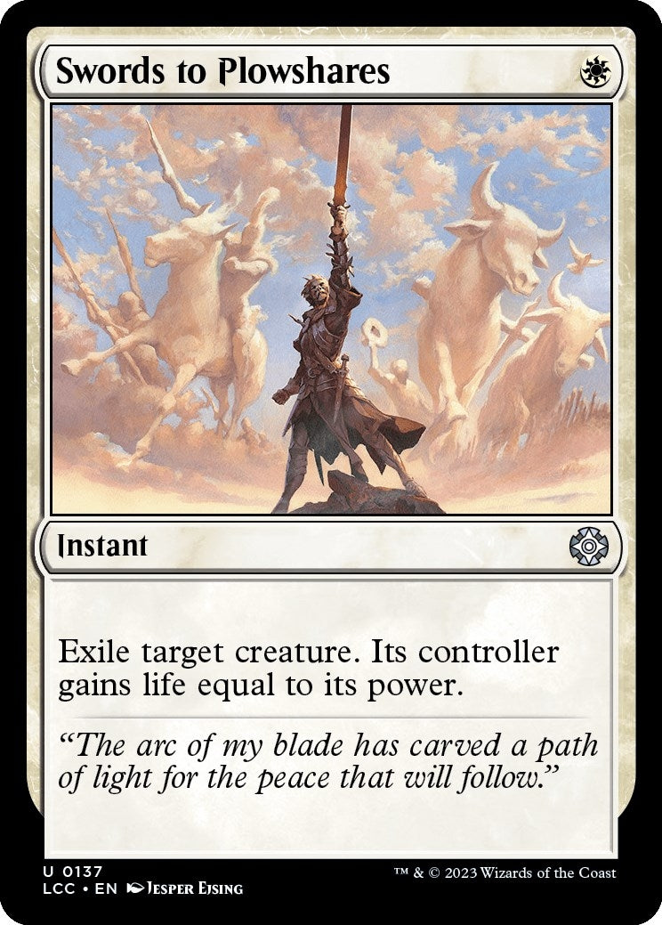 Swords to Plowshares (137) [LCC] - MTG Single