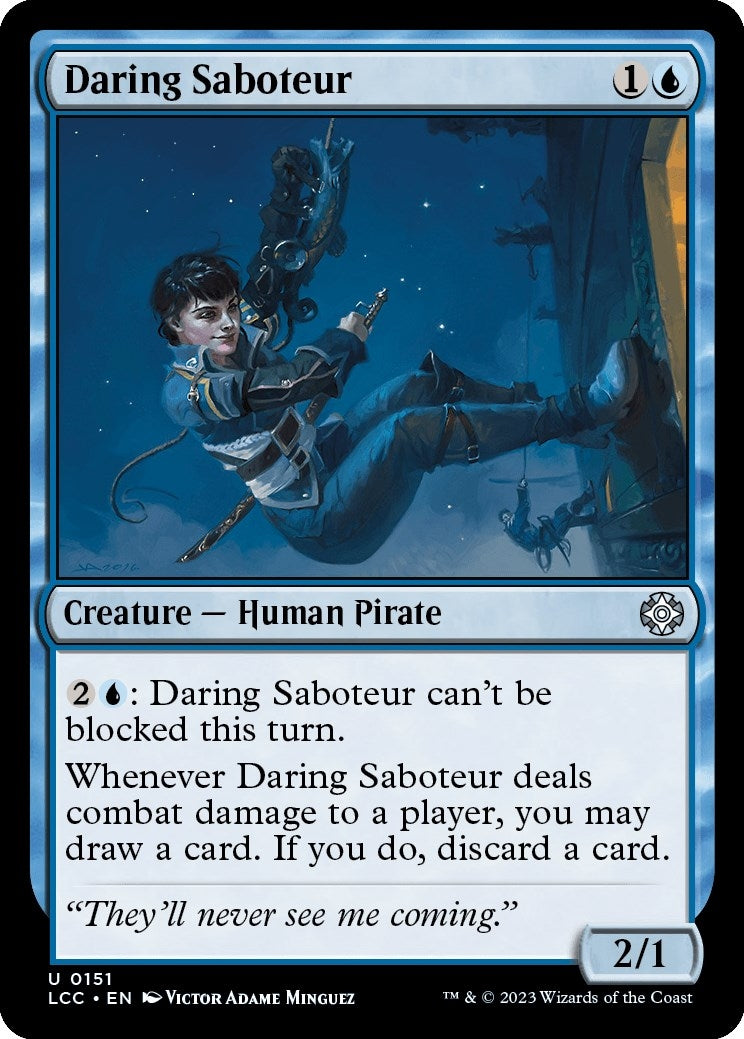 Daring Saboteur (151) [LCC] - MTG Single