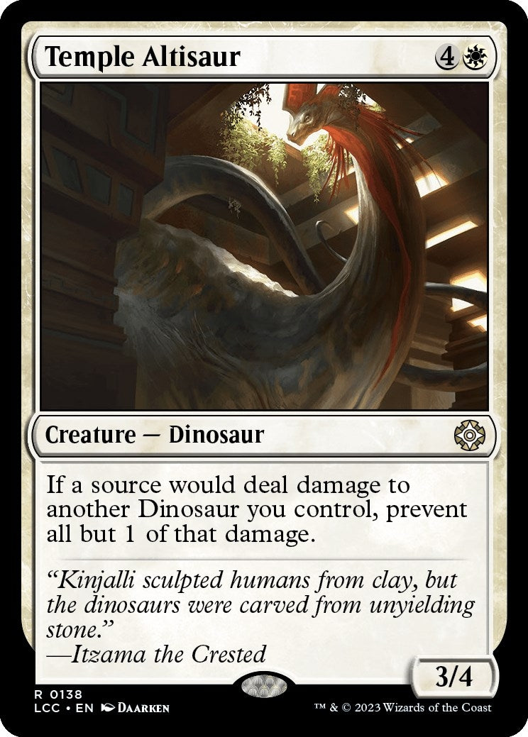 Temple Altisaur (138) [LCC] - MTG Single