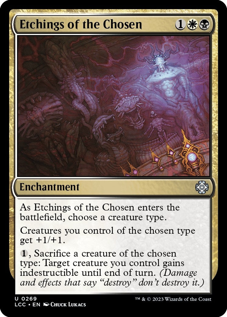 Etchings of the Chosen (269) [LCC] - MTG Single