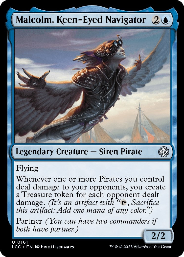 Malcolm Keen-Eyed Navigator (161) [LCC] - MTG Single