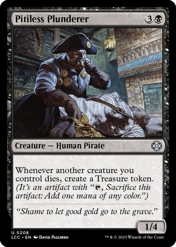 Pitiless Plunderer (208) [LCC] - MTG Single