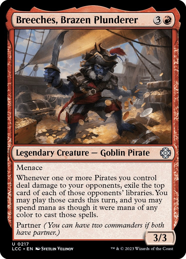 Breeches Brazen Plunderer (217) [LCC] - MTG Single