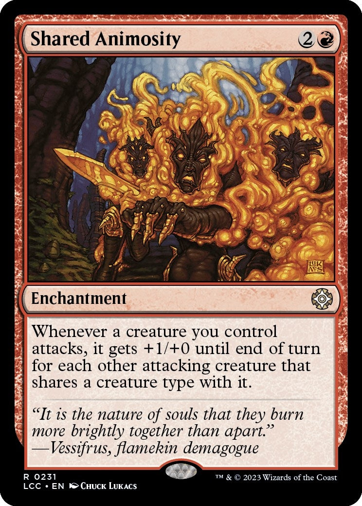 Shared Animosity (231) [LCC] - MTG Single