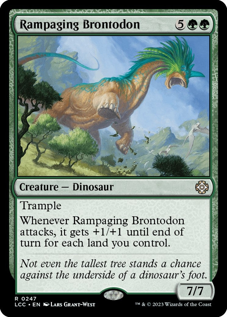 Rampaging Brontodon (247) [LCC] - MTG Single