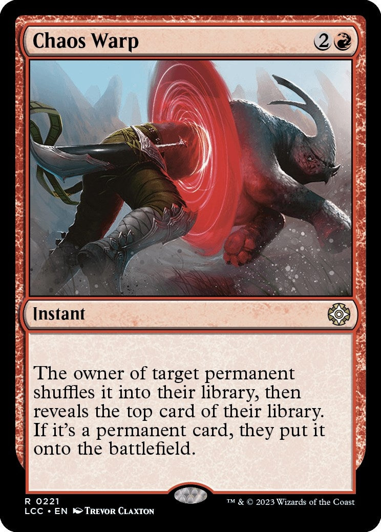 Chaos Warp (221) [LCC] - MTG Single