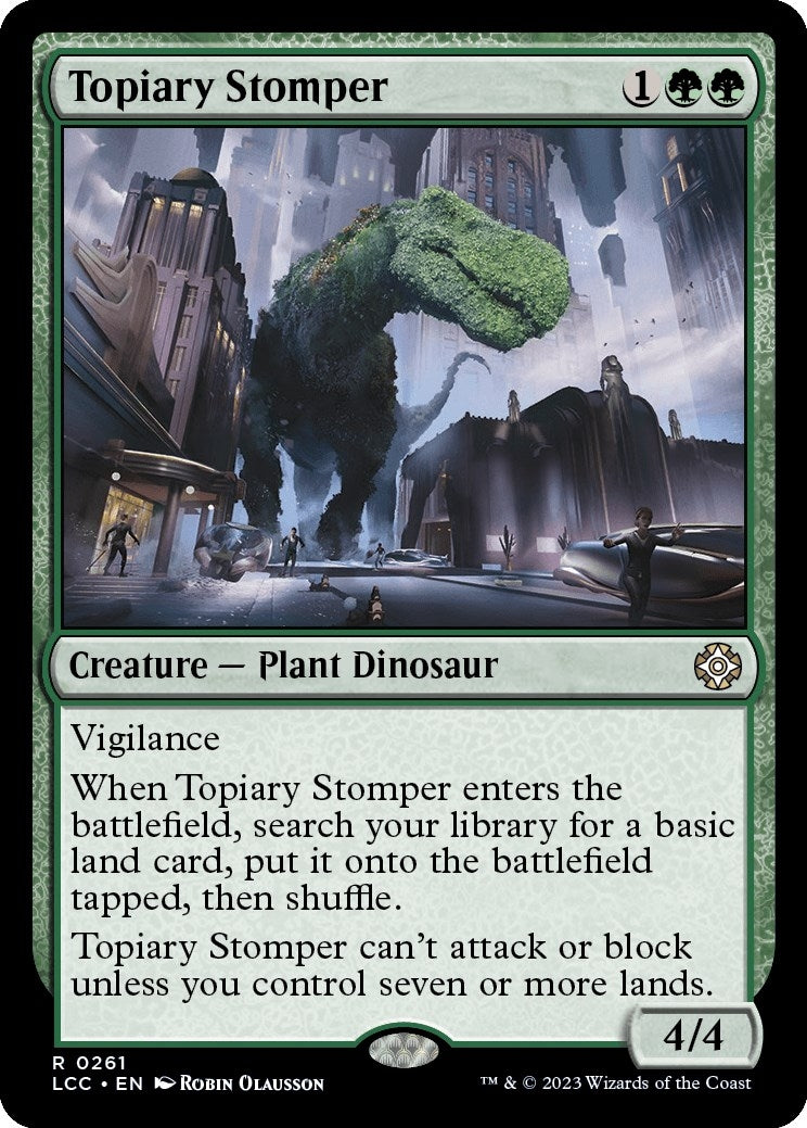 Topiary Stomper (261) [LCC] - MTG Single