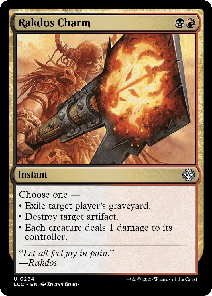Rakdos Charm (284) [LCC] - MTG Single