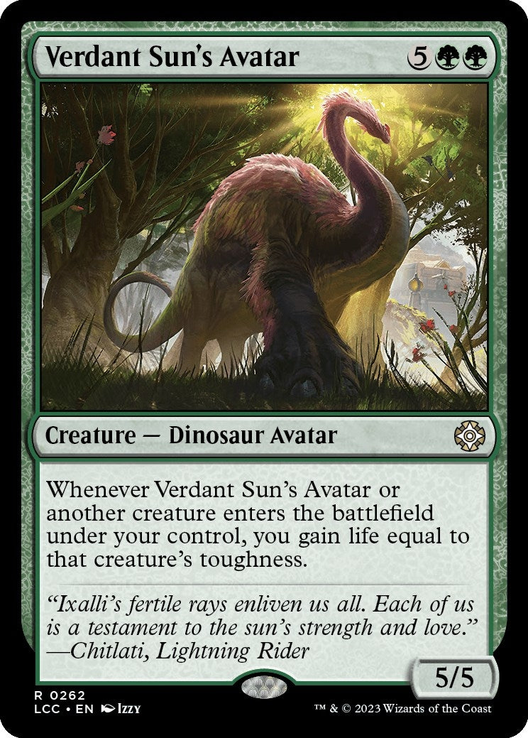 Verdant Sun’s Avatar (262) [LCC] - MTG Single