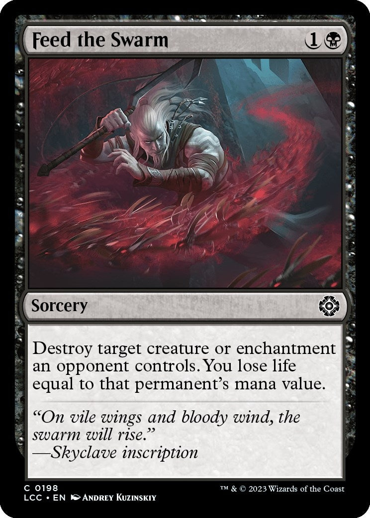 Feed the Swarm (198) [LCC] - MTG Single