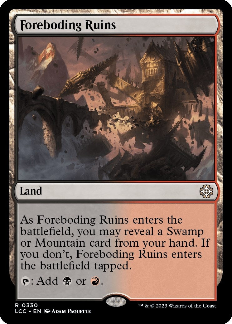 Foreboding Ruins (330) [LCC] - MTG Single