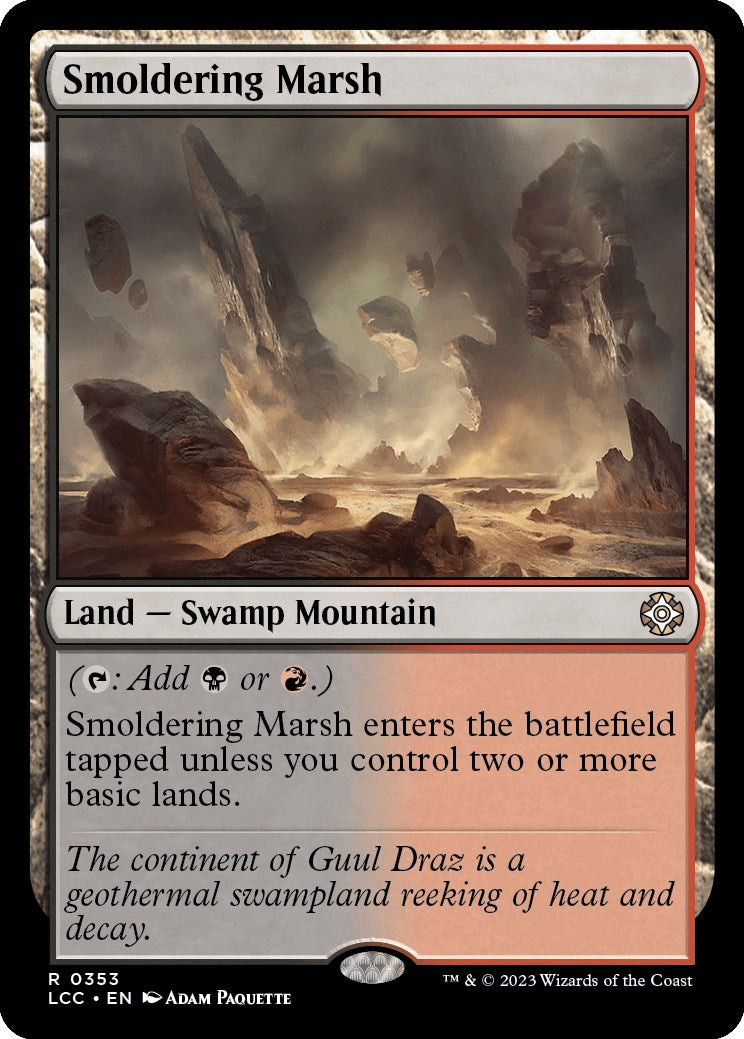 Smoldering Marsh (353) [LCC] - MTG Single