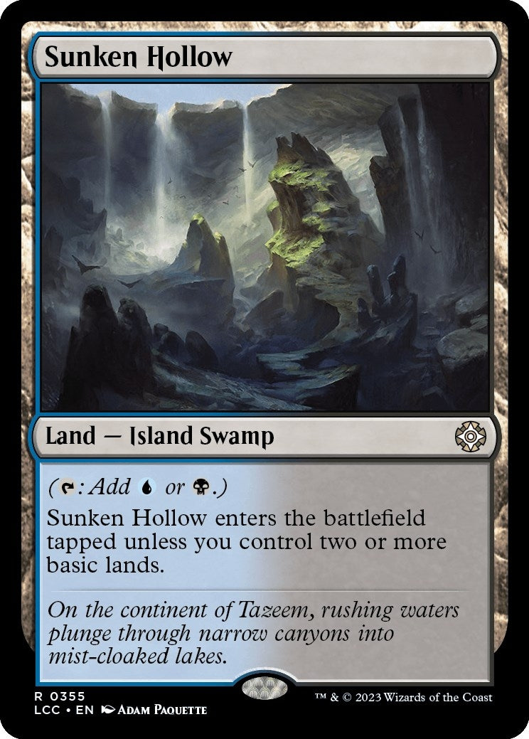 Sunken Hollow (355) [LCC] - MTG Single