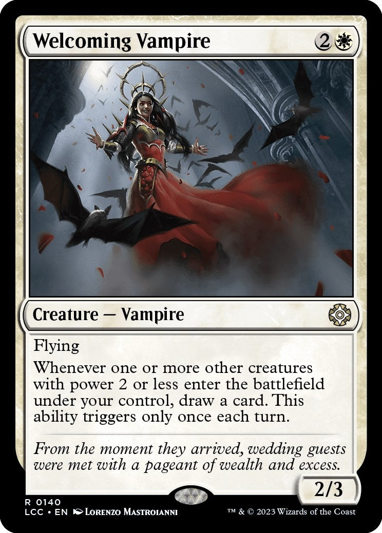 Welcoming Vampire (140) [LCC] - MTG Single