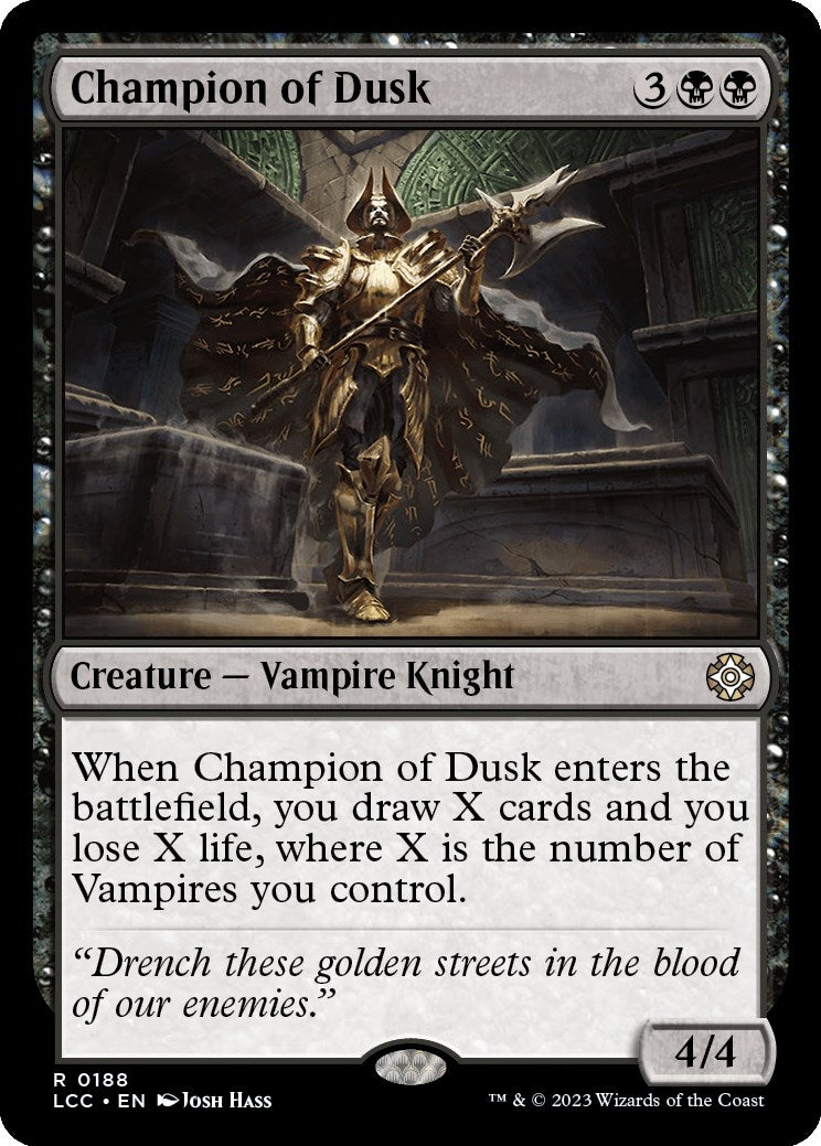 Champion of Dusk (188) [LCC] - MTG Single
