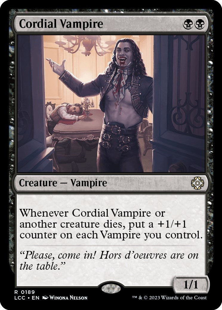 Cordial Vampire (189) [LCC] - MTG Single