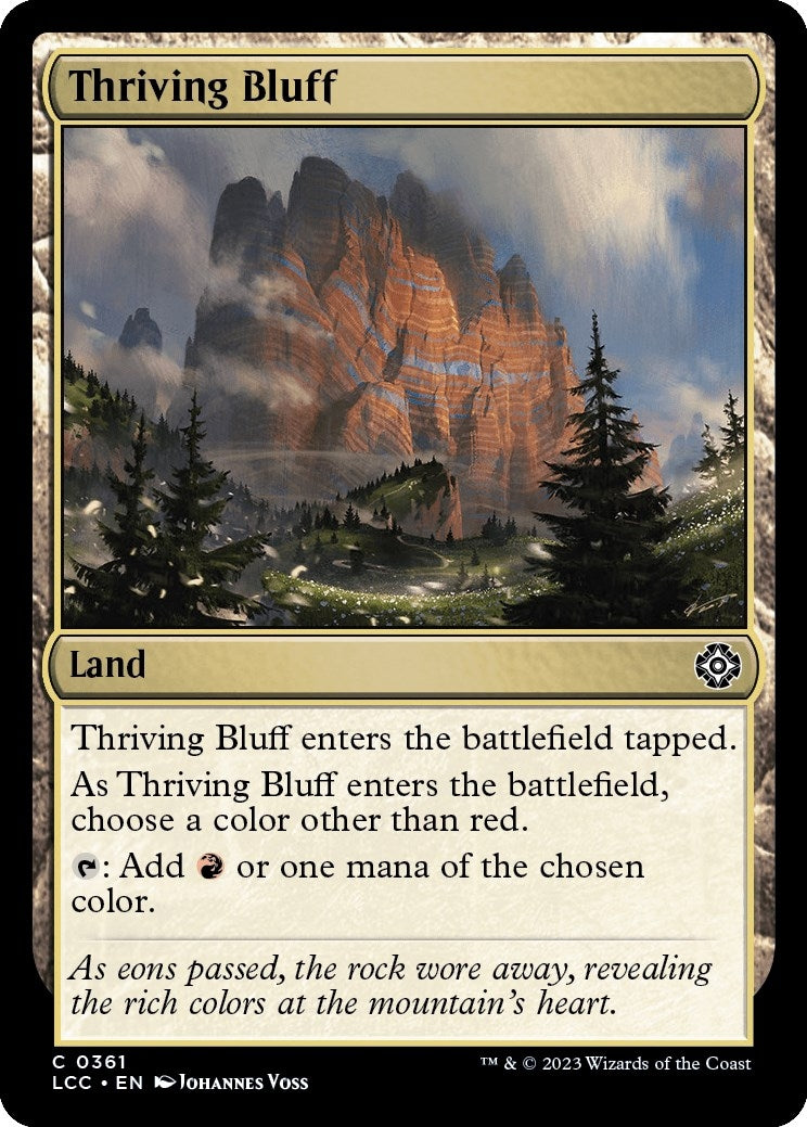 Thriving Bluff (361) [LCC] - MTG Single