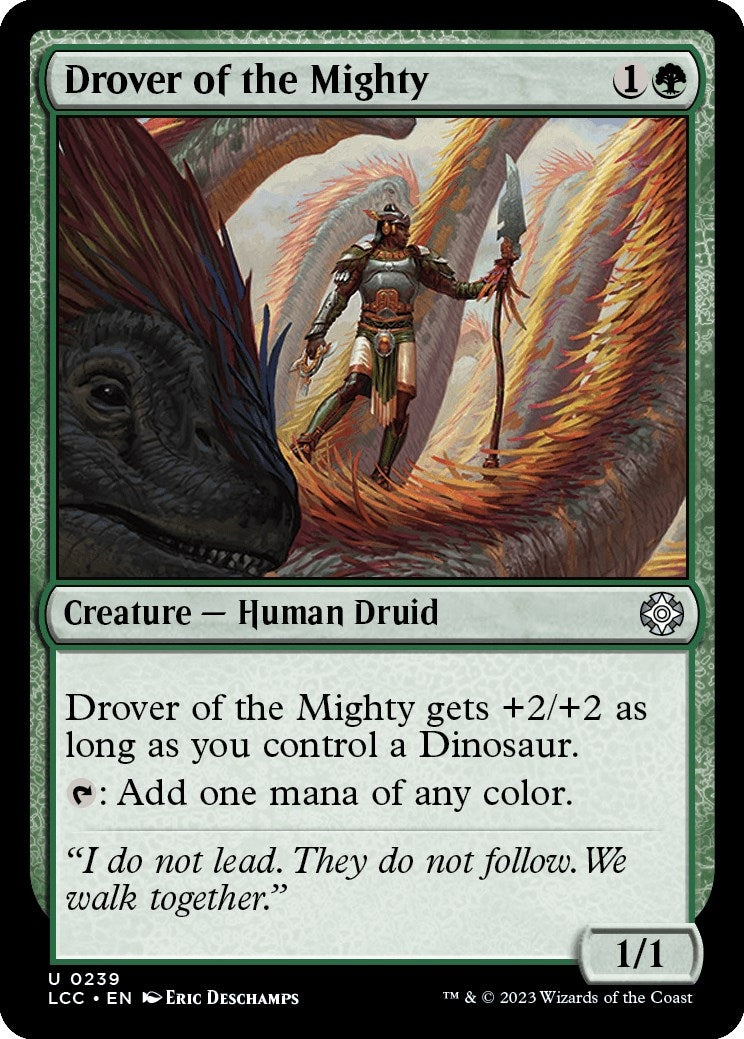 Drover of the Mighty (239) [LCC] - MTG Single