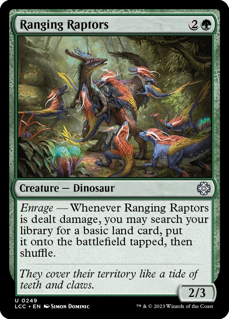 Ranging Raptors (249) [LCC] - MTG Single