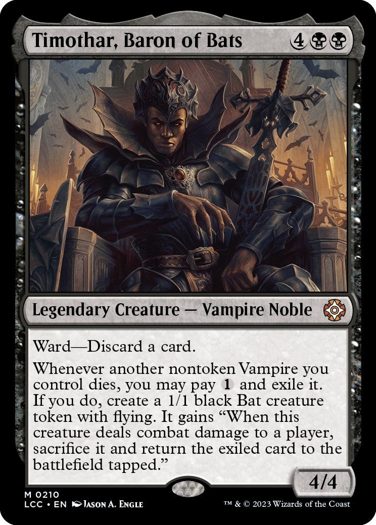 Timothar Baron of Bats (210) [LCC] - MTG Single