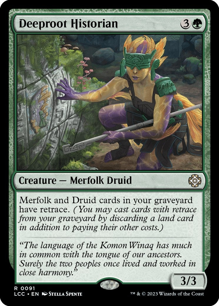Deeproot Historian (91) [LCC] - MTG Single