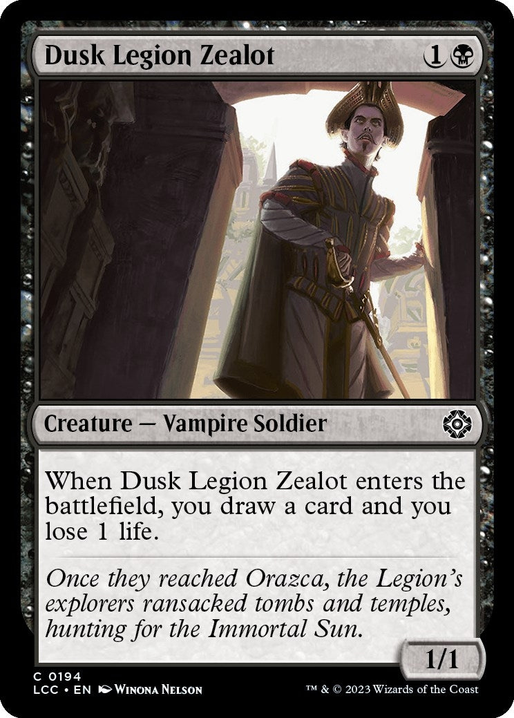 Dusk Legion Zealot (194) [LCC] - MTG Single